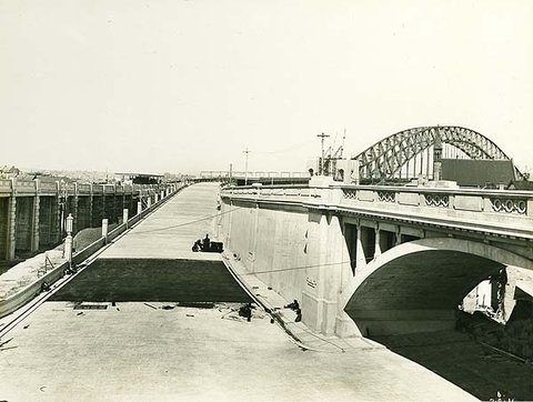 Sydney Harbour Bridge - North Approach Roadway, c. 1931