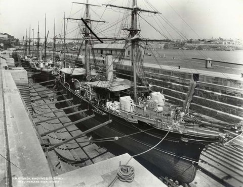 H.M.S. Torch, Ringdove and Goldfinch, 1898