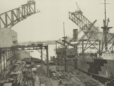 View from Wharf at Milsons Point, c. 1930