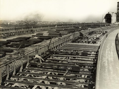 Track Timbers and O.H.Wiring Structures, c. 1931