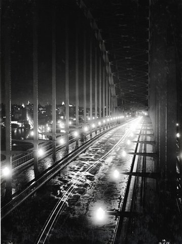 Sydney Harbour Bridge - Deck Illuminated, c. 1932