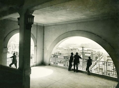 Arched Openings on Landing - Bridge Stairs, 1932