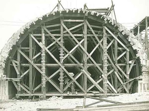 Arch Ring and Falsework, 1932, 1929