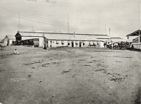 Sydney Railway Station, 1871