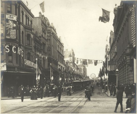 Royal visit decorations, Sydney, 1901–05