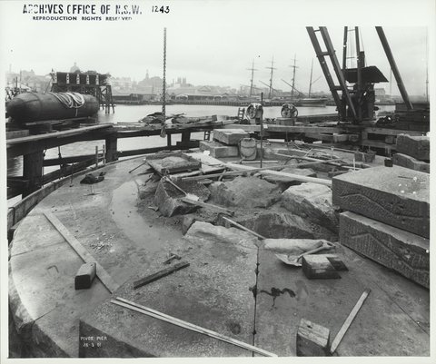 Pyrmont Bridge under construction, 1901, c. 1901