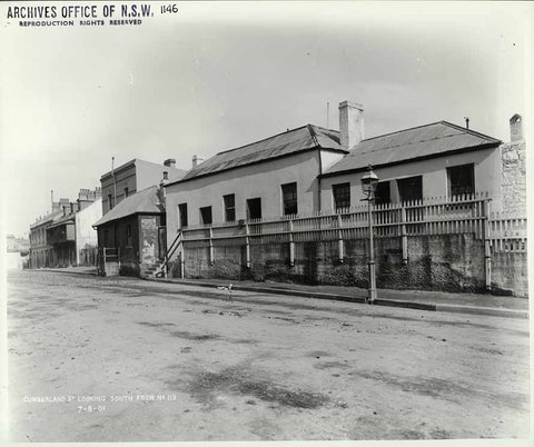 Cumberland Street, The Rocks 1901