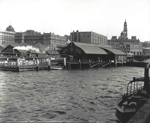 Wharves at Circular Quay, c. 1903