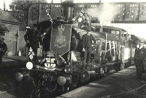 Railway Station - Penrith, 1911