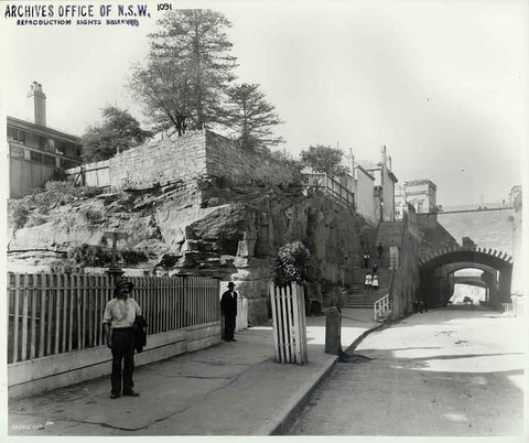 The Argyle Cut, The Rocks, 1901