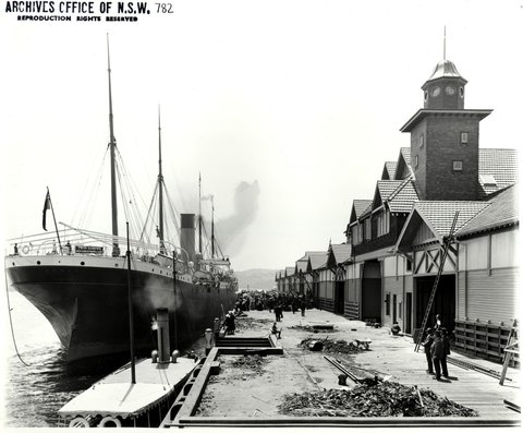 SS Medic at Millers Point, c. 1903