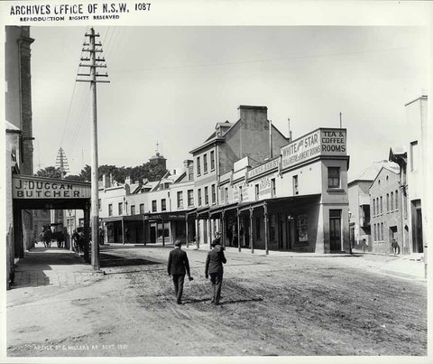 Argyle Street & Millers Road, The Rocks, 1901–09