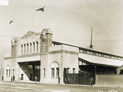 Woolloomooloo Wharf, c. 1924