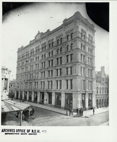 Pitt & Market Streets, Sydney, c. 1882