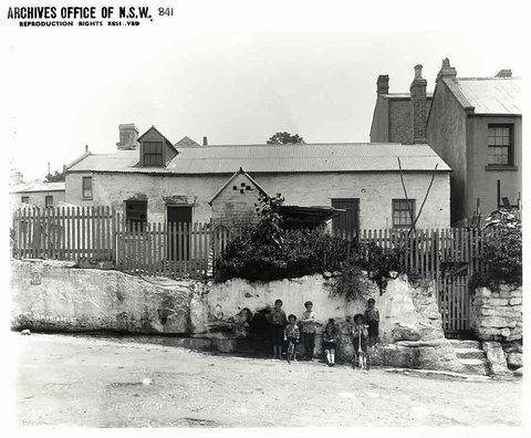 Cambridge Street, The Rocks, 1901