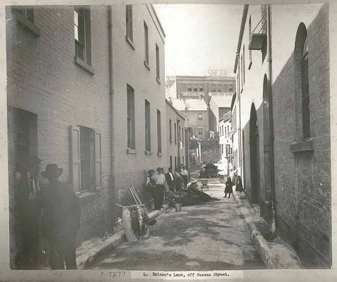 Batsons Lane, Sydney, c. 1900