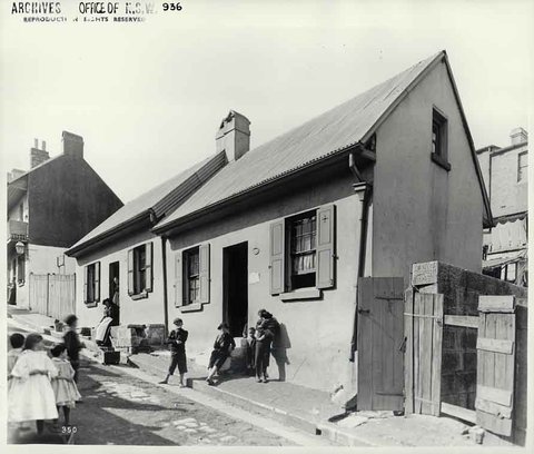 Clyde Street, Millers Point, c. 1900