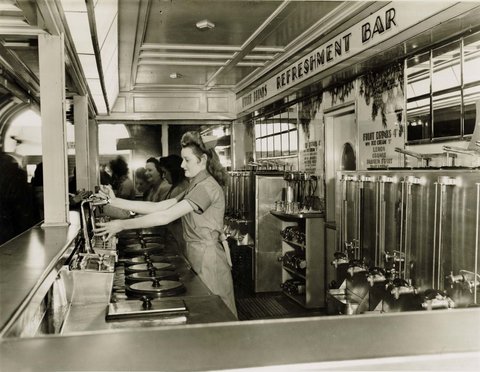 Service with a smile, 1946, c. 1946