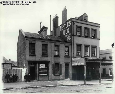 146-150 Cumberland Street, The Rocks, 1901