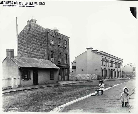 Ship & Mermaid Hotel, The Rocks, 1901