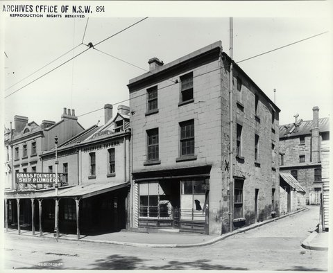 Observer Tavern, The Rocks, 1901