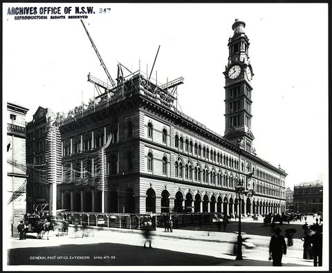 General Post Office, Sydney 1898, c. 1898
