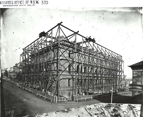 Chief Secretarys Building, Sydney, c. 1879