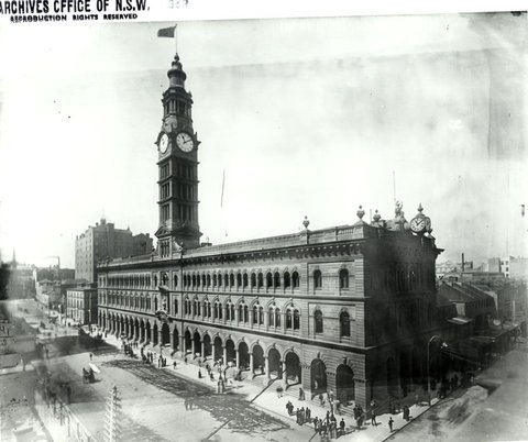 General Post Office, Sydney, c. 1887