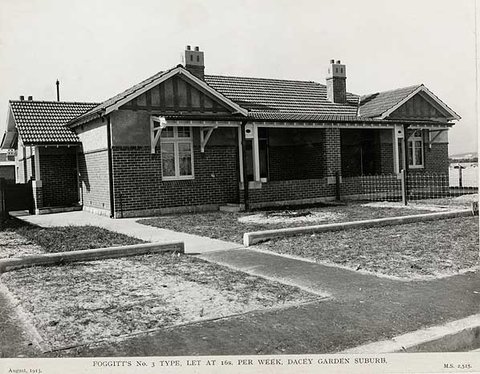 Daceyville house, 1913 - rent 16s