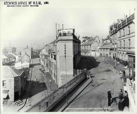 The Rocks, Sydney, 1901