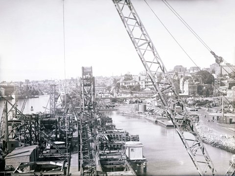 Garden Island wharf, 1949