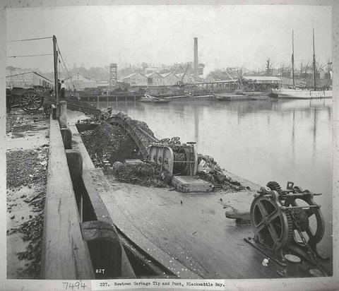 Newtown garbage tip, 1900, c. 1900
