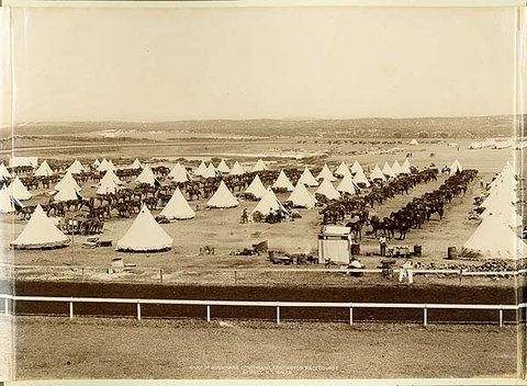 Bushmens Contingent Camp, c. 1900