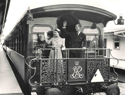 Royal Visit 1954 - Central Station, c. 1954