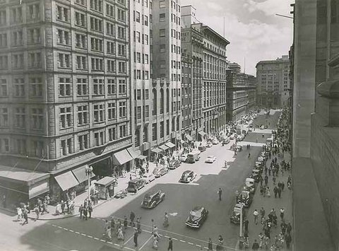 Martin Place, Sydney, c. 1950