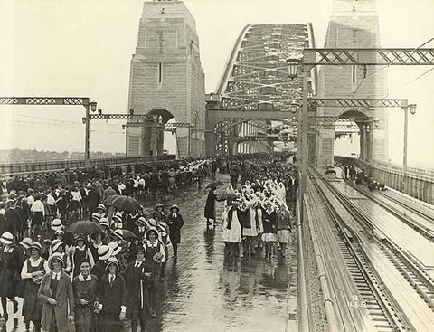Sydney Harbour Bridge celebrations, c. 1932