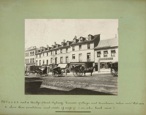 Bridge Street, Sydney, 1889