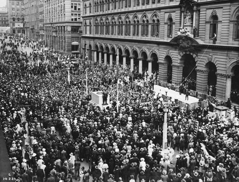 Unveiling of the Cenotaph in Martin Place, 1929, c. 1929