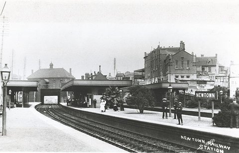 Railway Station - Newtown, c. 1914