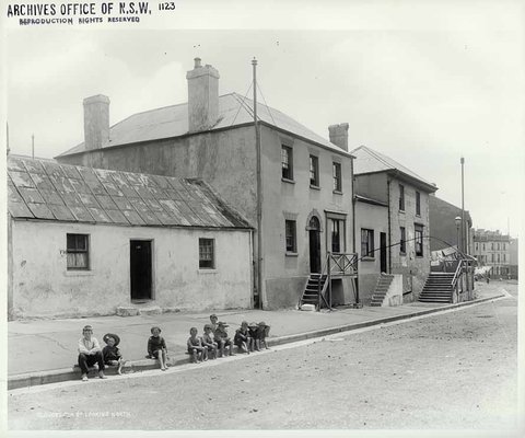 Gloucester Street, The Rocks c.1901, c. 1901