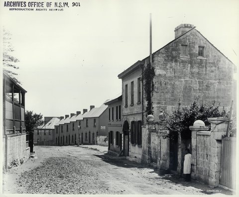 Cumberland Street, The Rocks 1901