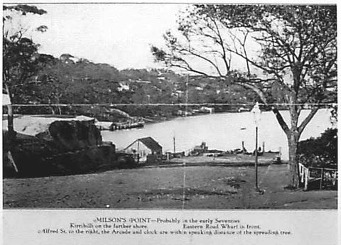 Milsons Point around 1870s