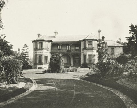 Merioola house - front view, 1911