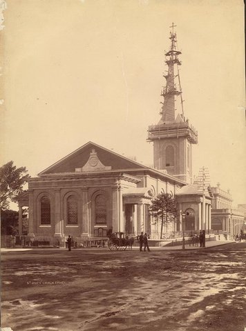 St James' during alterations 1894