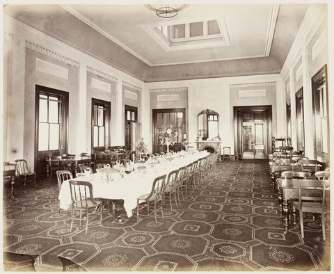6 Parliamentary Refreshment Room Interior SH 555, 1872