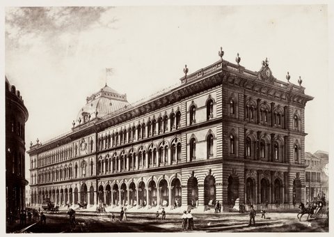 14 Post Office Taken from the Drawing, 1872