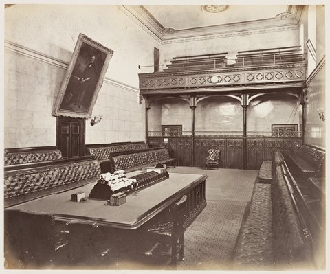 2 Legislative Assembly Chamber Interior SH 552, 1872
