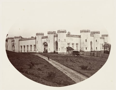 130 Government House Stables features Charles Pickerings wagon SH 586, 1872
