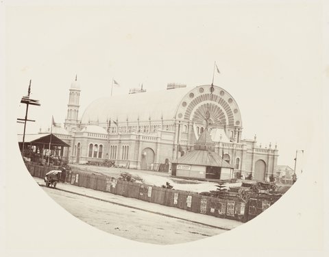 164 Exhibition Building from Randall St SH 132, 1872