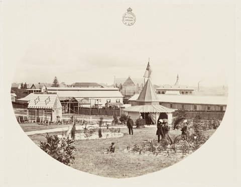 166 Exhibition Building Ground View SH 136 135, 1872